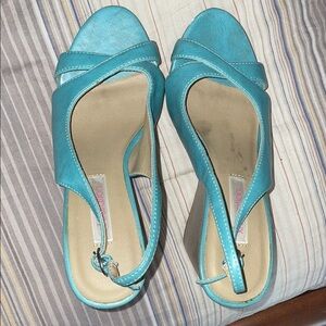 Xhilaration sling back wedges